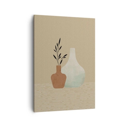 Lærredstryk - Billede på lærred - Vase og dens idé - 50x70 cm