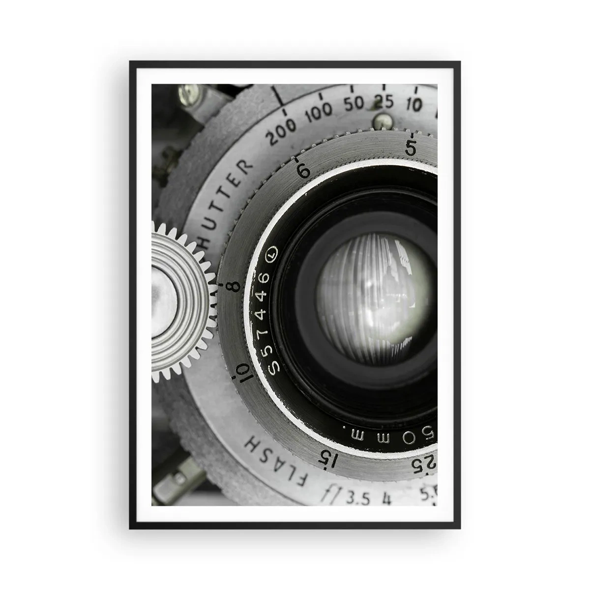 Plakat i sort ramme - Historien om Hollywood - 70x100 cm