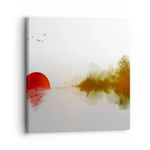 Lærredstryk - Billede på lærred - Et løfte om fred - 30x30 cm