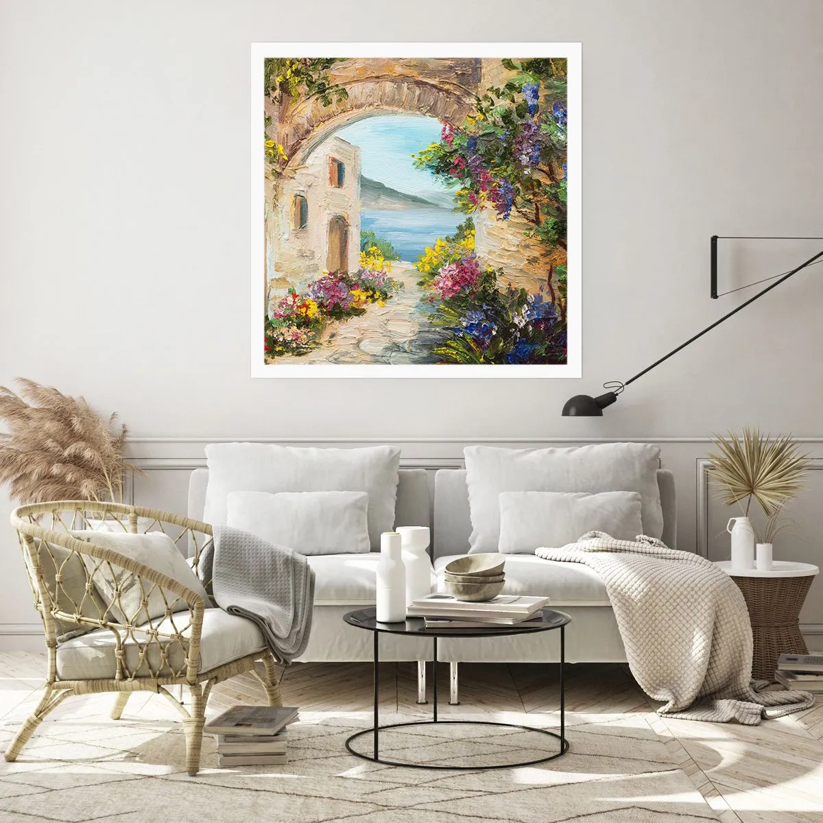 Plakat - Charmen af kystlandskabet - 30x30 cm