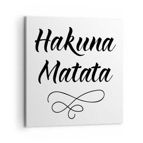 Lærredstryk - Billede på lærred - Bedste råd - 60x60 cm