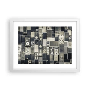 Plakat i hvid ramme - Og alt er i orden - 40x30 cm