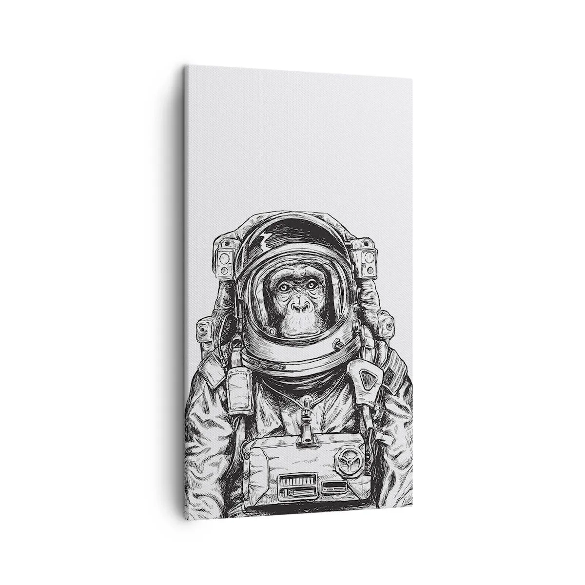 Lærredstryk - Billede på lærred - Alternativ evolution - 45x80 cm