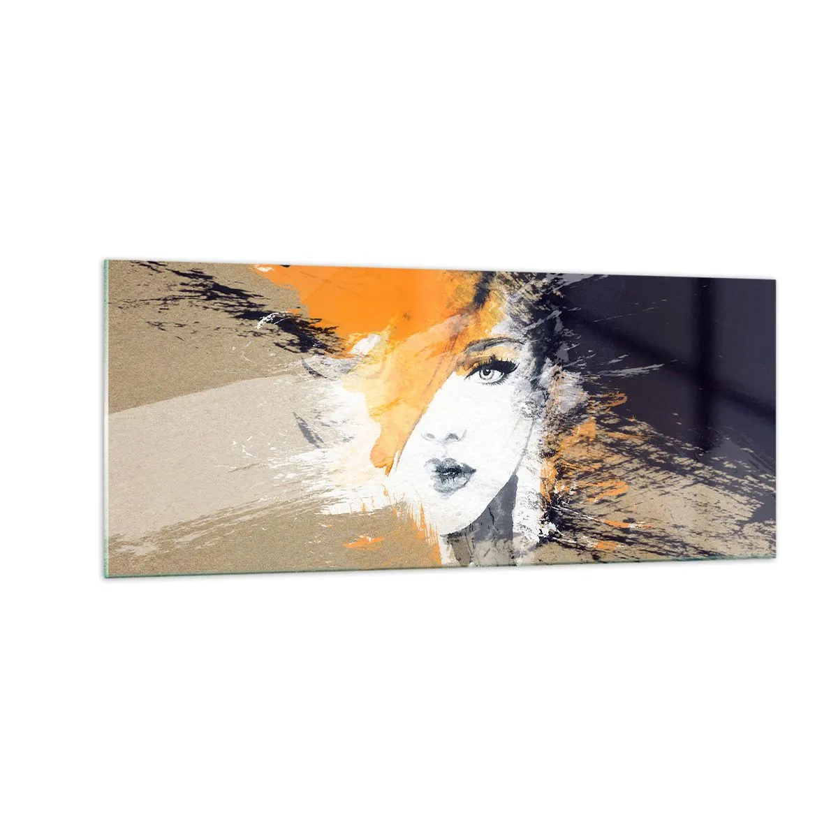 Billede på glas - Og det bliver let - 100x40 cm