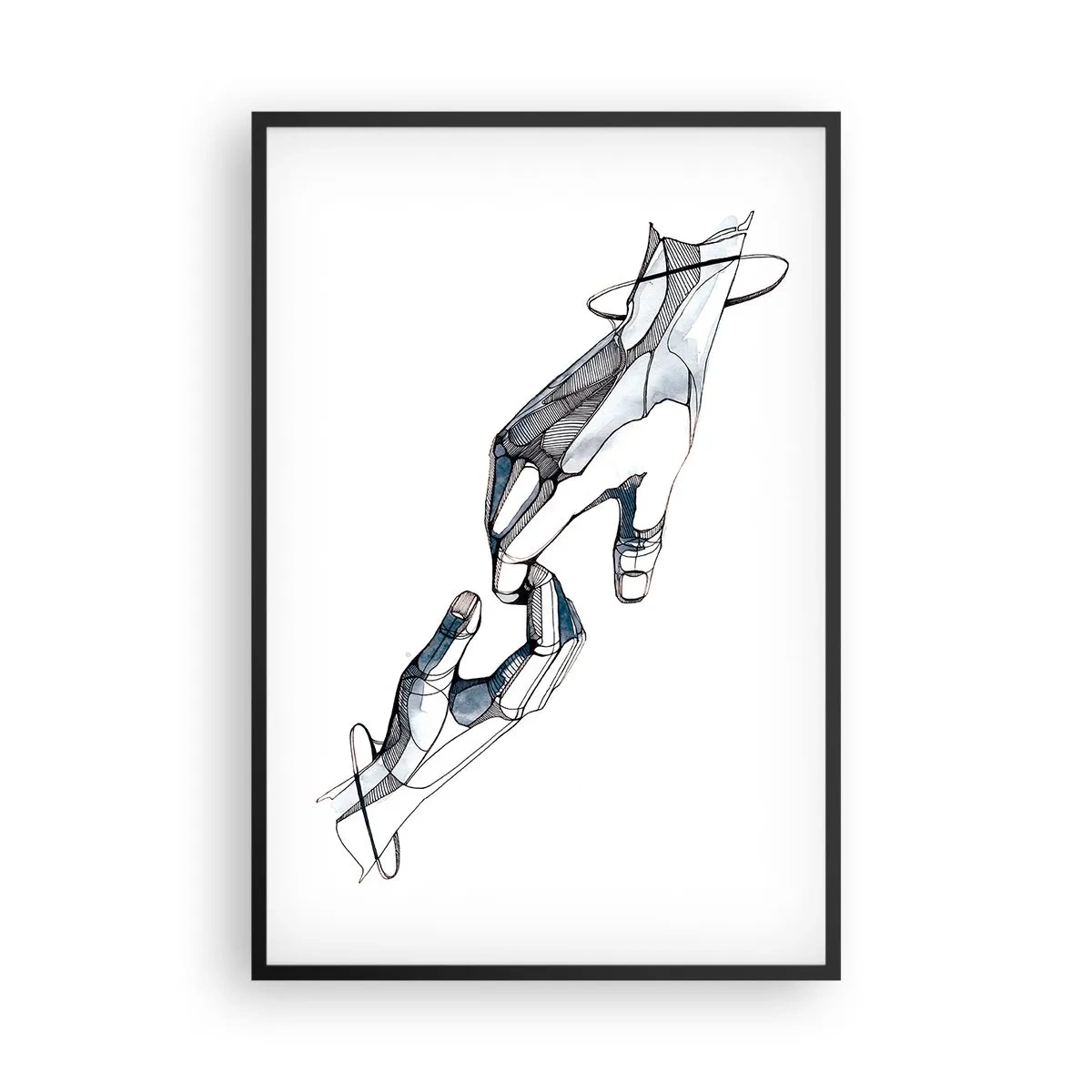 Plakat i sort ramme - En god gestus - 61x91 cm