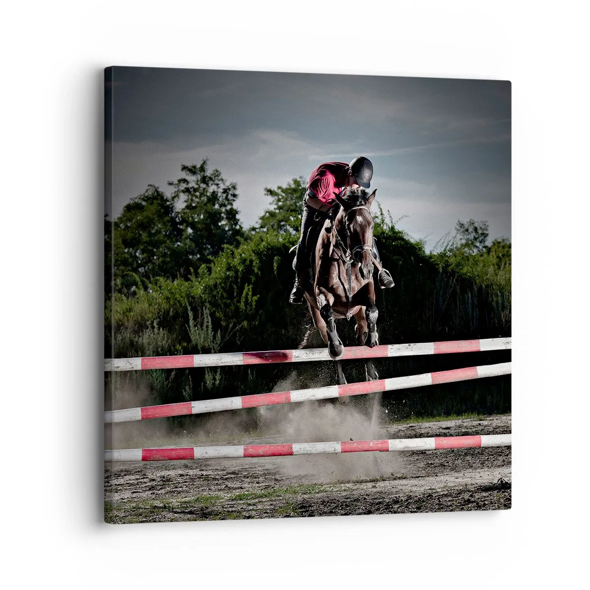 Lærredstryk - Billede på lærred - Sammen om sejren - 30x30 cm