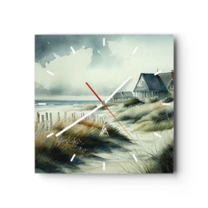Vægur, Uret - Væk fra trængsel og travlhed - 30x30 cm