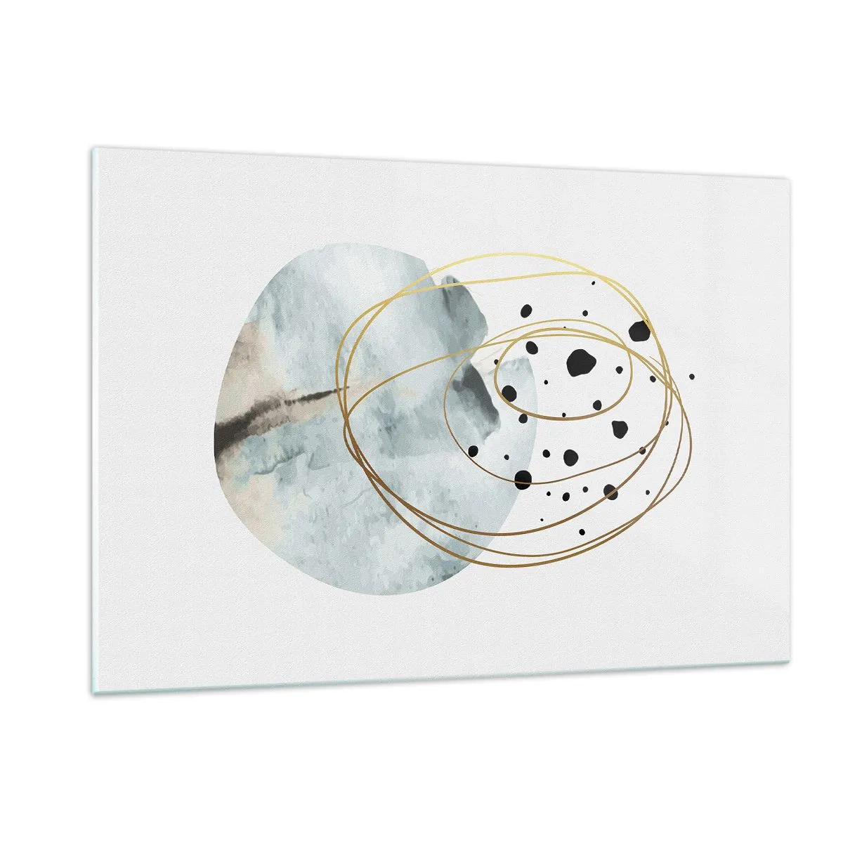 Billede på glas - I rummets favntag - 120x80 cm