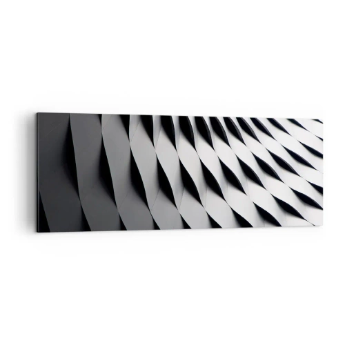 Lærredstryk - Billede på lærred - På bølgernes overflade - 140x50 cm