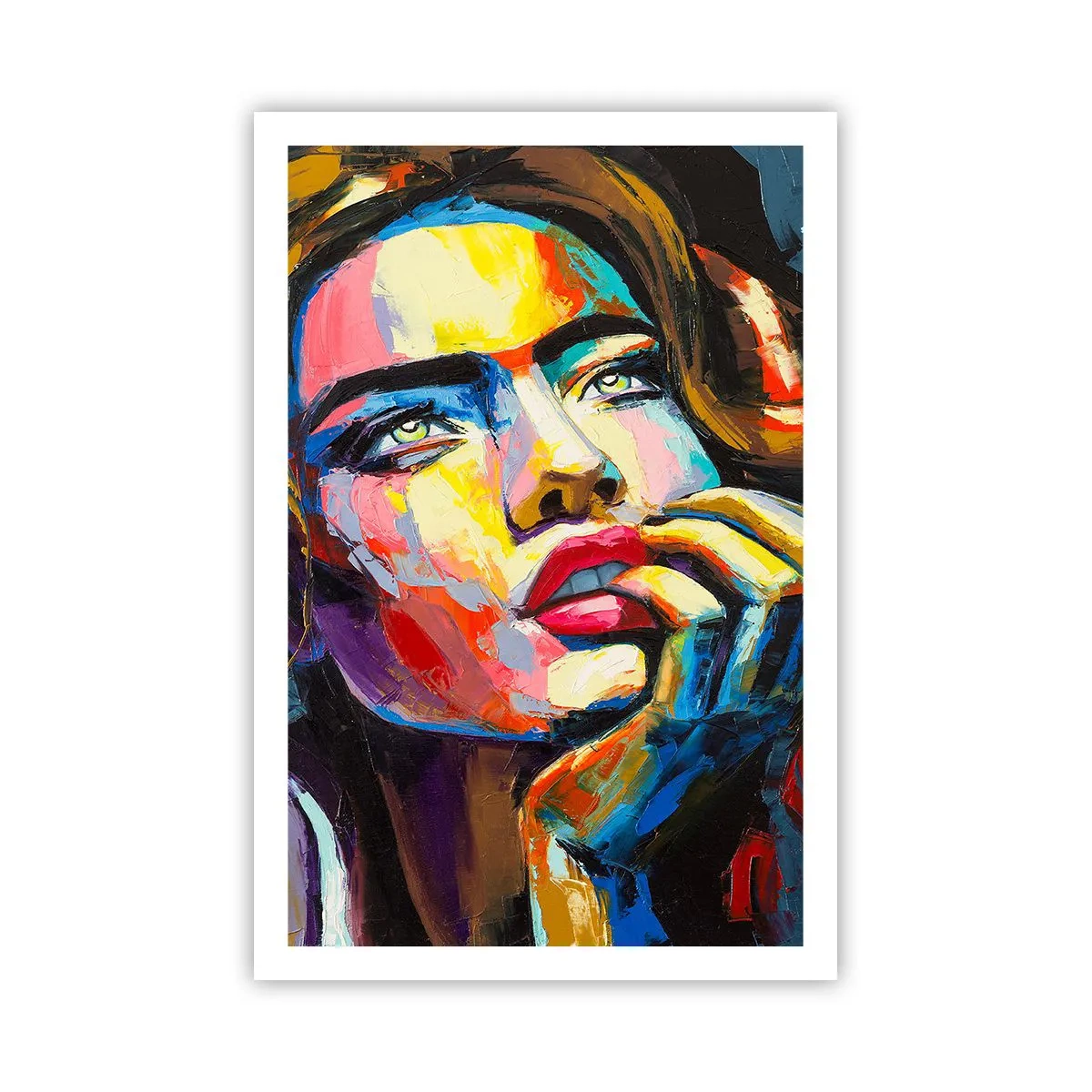 Plakat - Drømme som fugle svæver gennem himlen - 61x91 cm