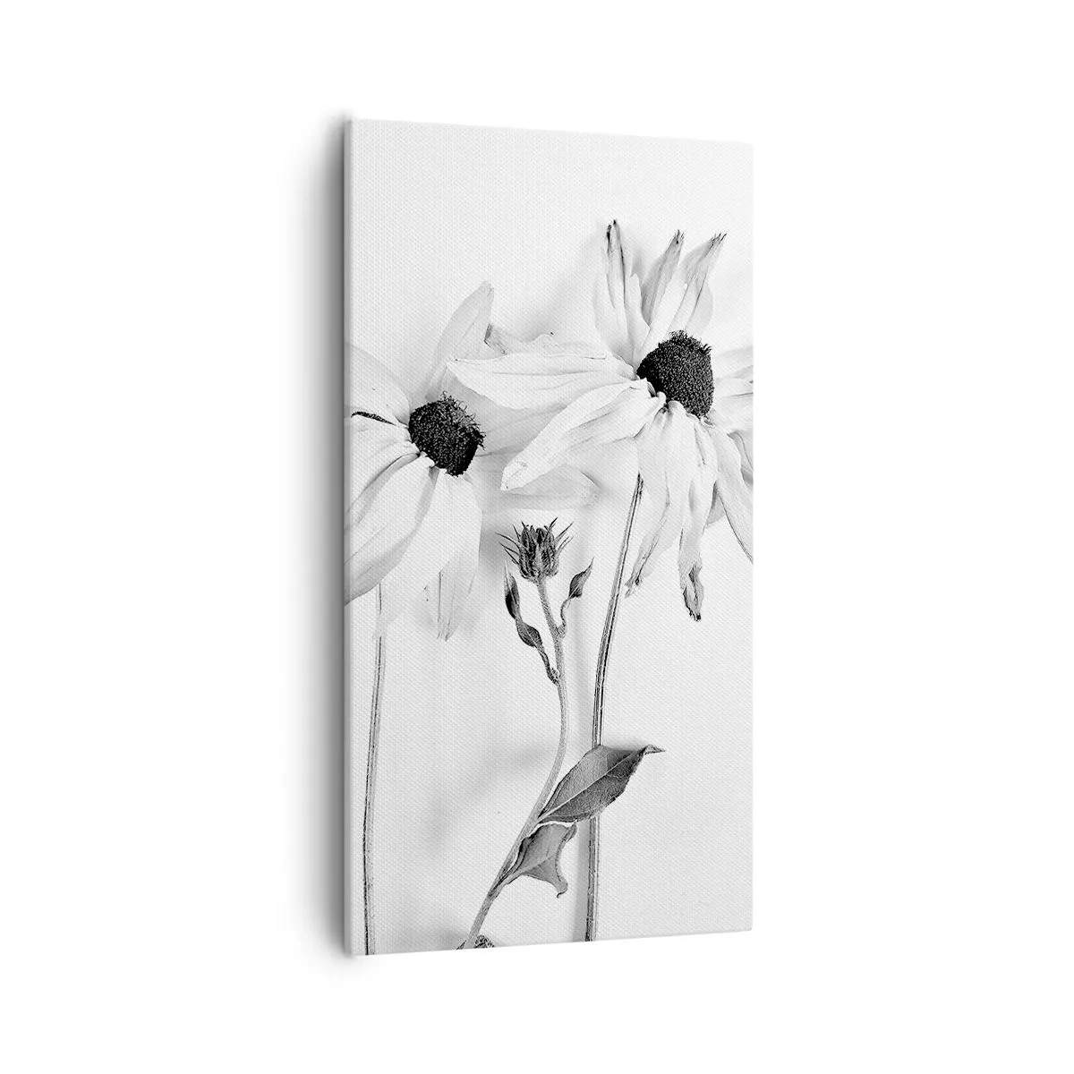 Lærredstryk - Billede på lærred - Ingen ønsker at være alene - 55x100 cm