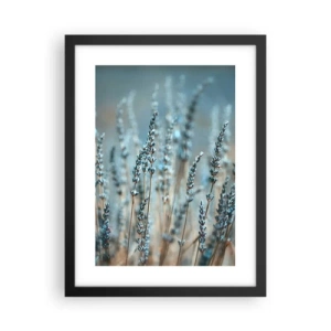 Plakat i sort ramme - Duftende plet - 30x40 cm