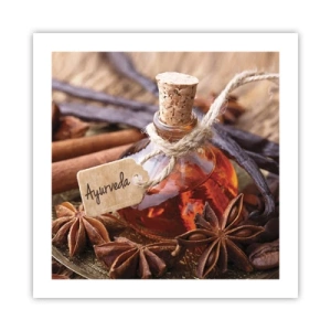 Plakat - På vej mod enhed af krop og ånd - 50x50 cm