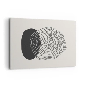 Lærredstryk - Billede på lærred - Varighed og vibration - 120x80 cm