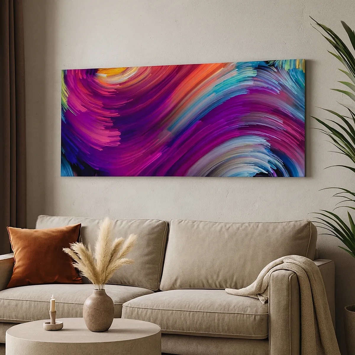 Lærredstryk - Billede på lærred - Begyndelsen på en ny verden - 30x30 cm