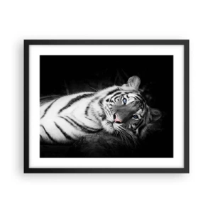 Plakat i sort ramme - Vildskab og fred - 50x40 cm