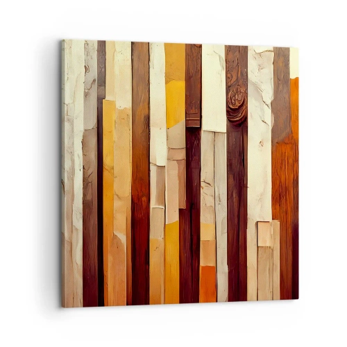 Lærredstryk - Billede på lærred - Hymne af skovens træer - 60x60 cm