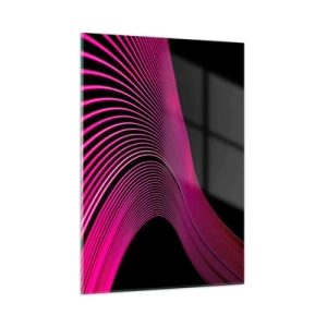 Billede på glas - En allé af lys - 50x70 cm