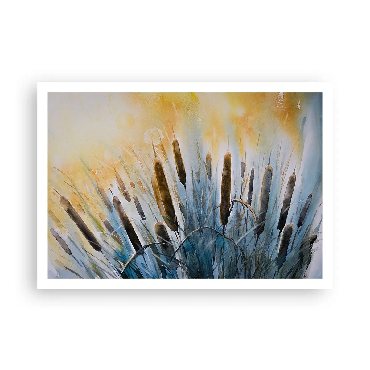 Plakat - Vandets kulde, solens varme - 100x70 cm