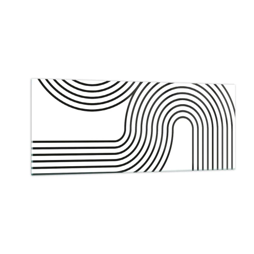 Billede på glas - På en kurve - 100x40 cm