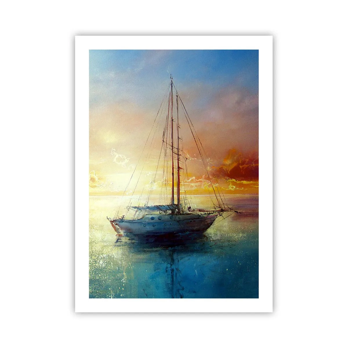 Plakat - I en gylden bugt - 50x70 cm