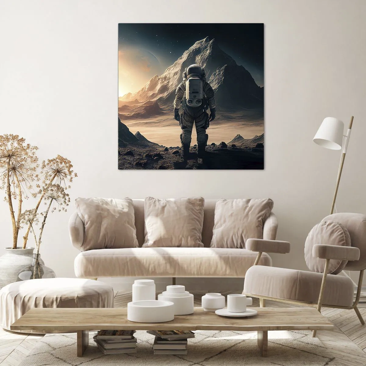 Lærredstryk - Billede på lærred - En ny udfordring - 70x70 cm