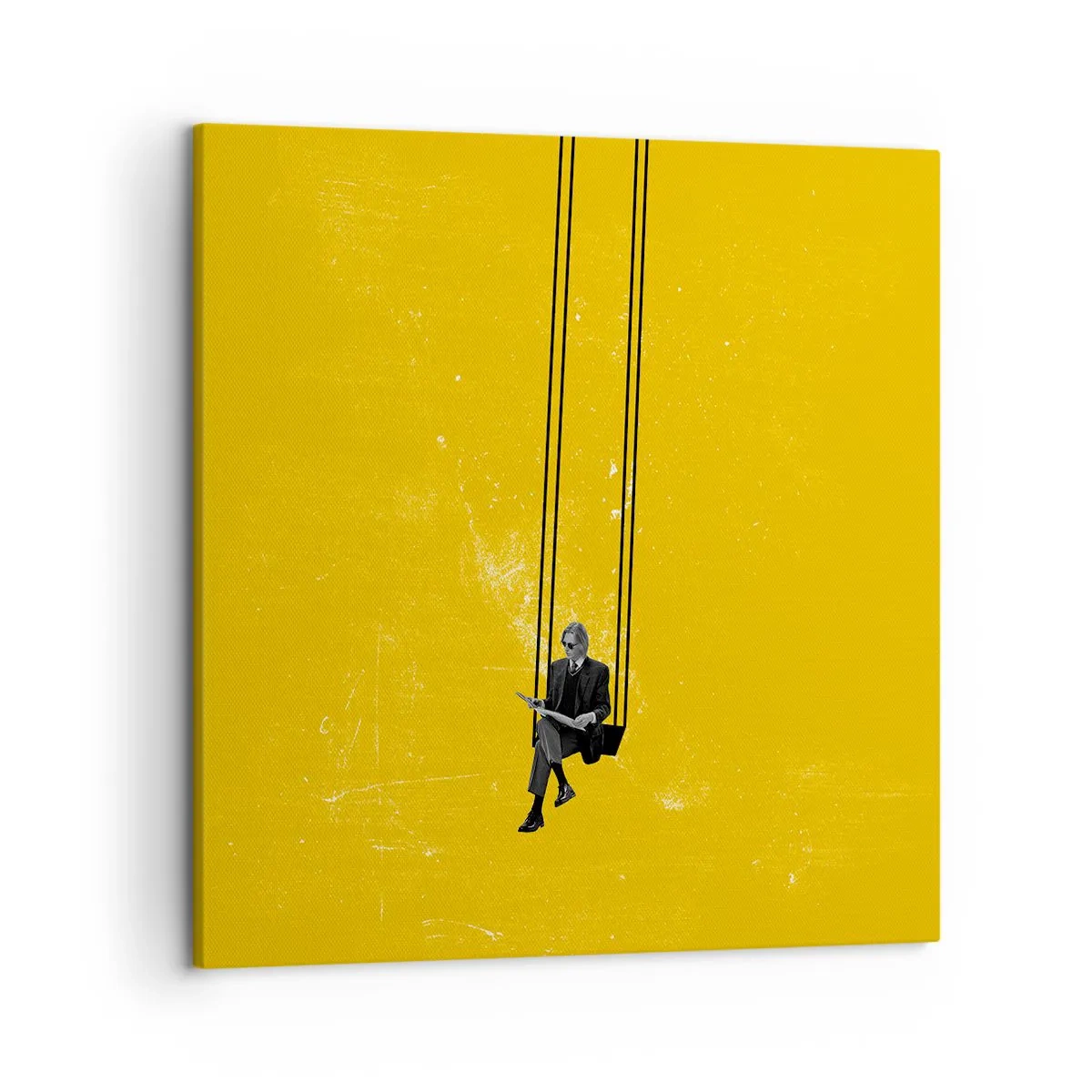 Lærredstryk - Billede på lærred - En dag som alle andre - 50x50 cm