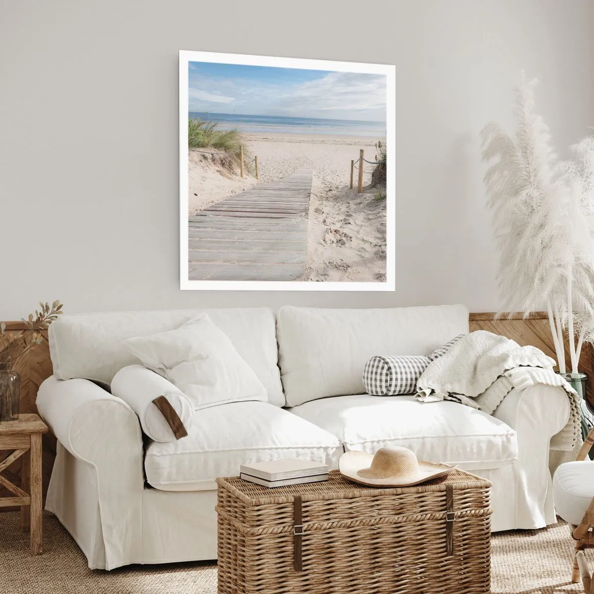 Plakat - Ud over horisonten - 40x40 cm