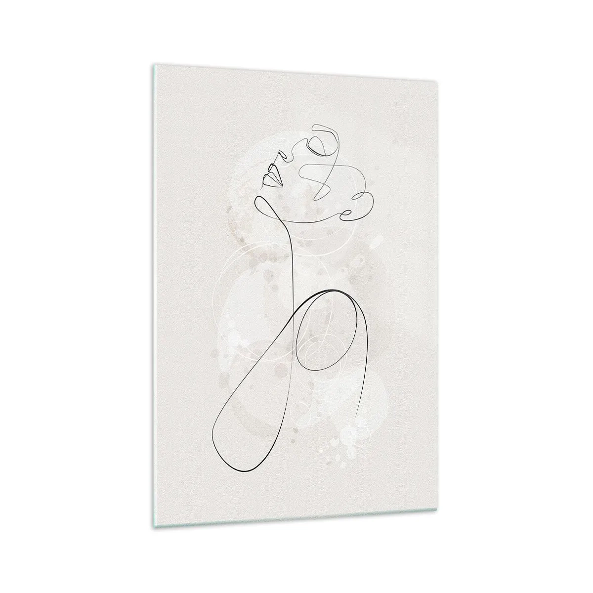 Billede på glas - Spiralen af skønhed - 70x100 cm