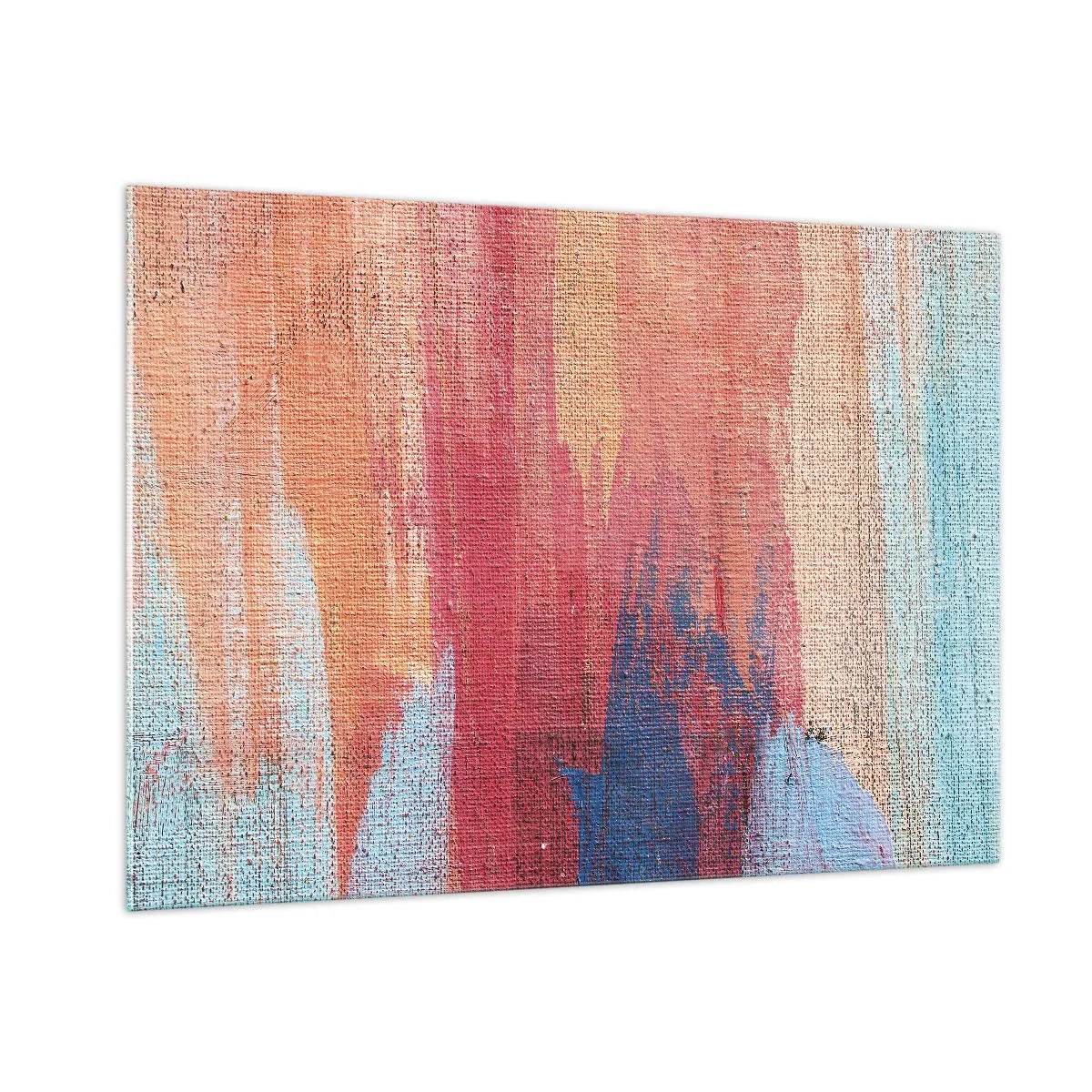 Billede på glas - Lad en regnbue flyde - 100x70 cm