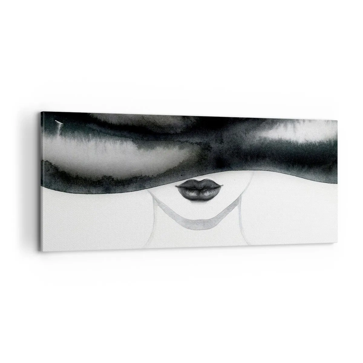 Lærredstryk - Billede på lærred - Et sensuelt mysterium - 100x40 cm