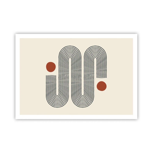 Plakat - Fra start til slut - 100x70 cm