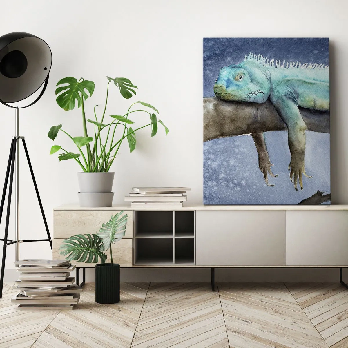 Lærredstryk - Billede på lærred - Det er godt! - 50x70 cm