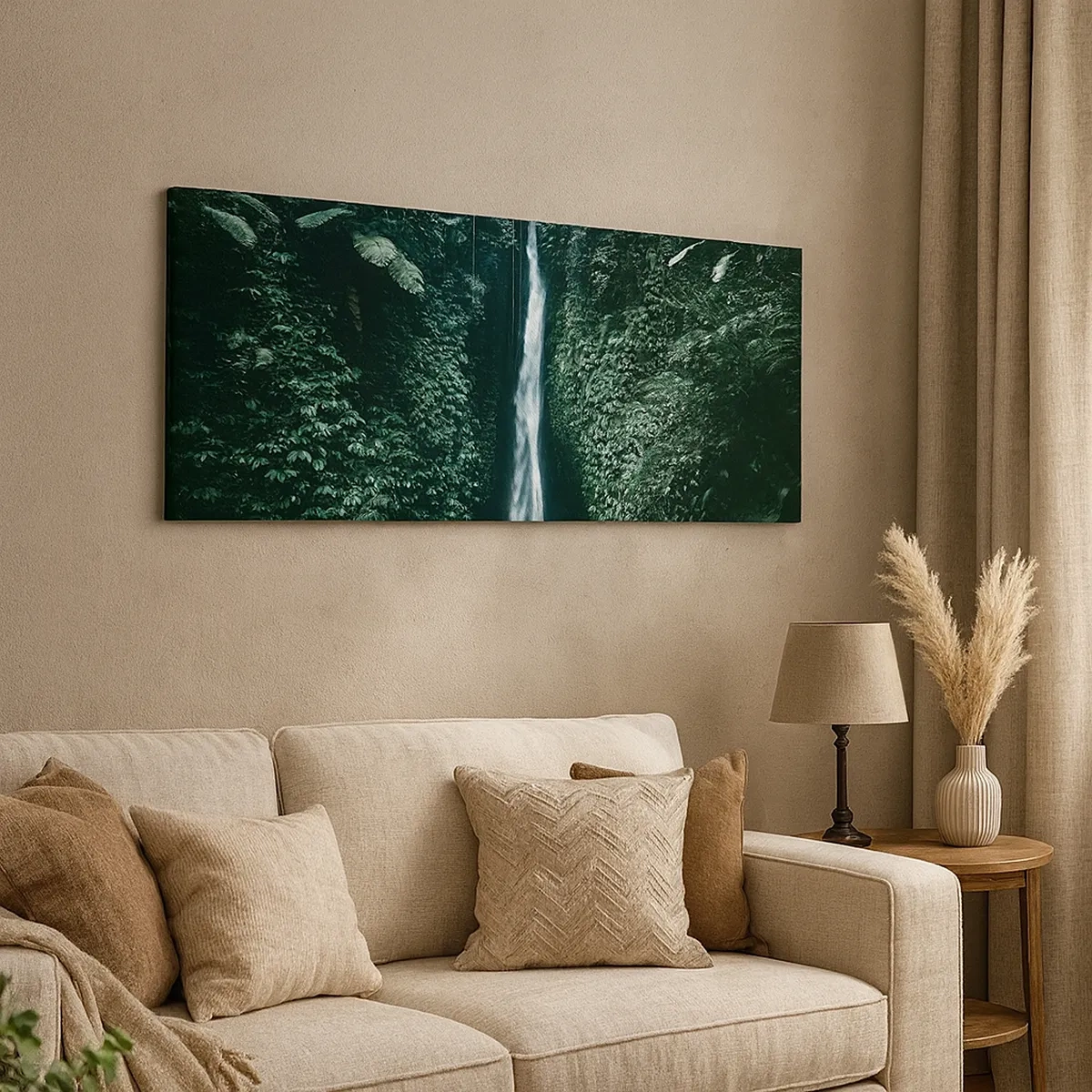 Lærredstryk - Billede på lærred - Tropisk spa - 30x30 cm