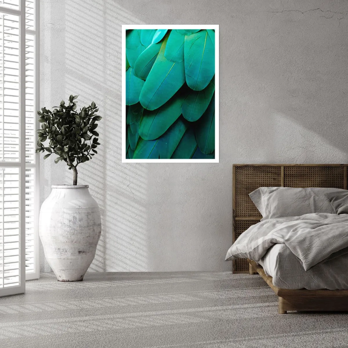 Plakat - Papegøjenaturens præcision - 70x100 cm