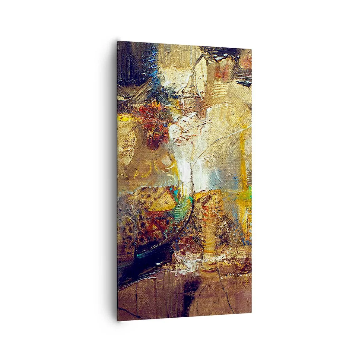 Lærredstryk - Billede på lærred - Kold, varm, meget varm - 65x120 cm
