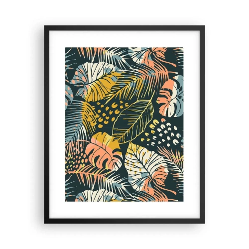 Plakat i sort ramme - Løvrig fantasi - 40x50 cm