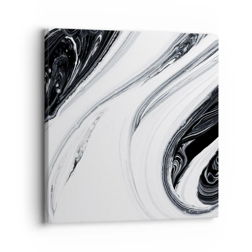 Lærredstryk - Billede på lærred - Kombination af modsætninger - 30x30 cm