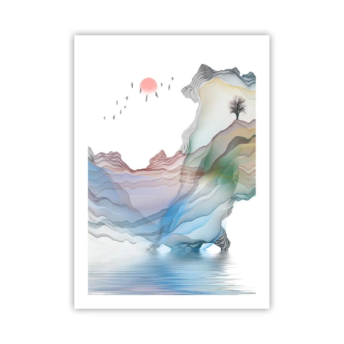 Plakat - Mod krystalbjergene - 50x70 cm