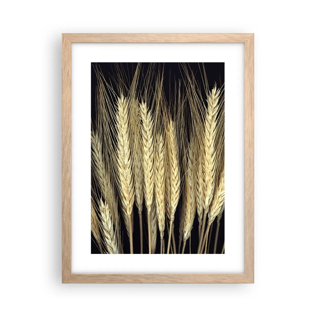 Plakat i ramme af lyst egetræ - Rustik magi - 30x40 cm