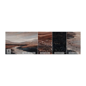 Prøve Fototapet Selvklæbende Deluxe Sticker -  Fredfyldt dal - Landskab, Landskab, Stykke - 100x30 cm