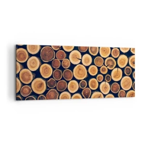 Lærredstryk - Billede på lærred - Hvor gammel ser jeg ud? - 100x40 cm