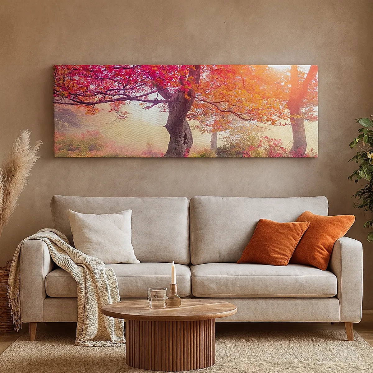 Lærredstryk - Billede på lærred - Et væld af blomstring - 30x30 cm