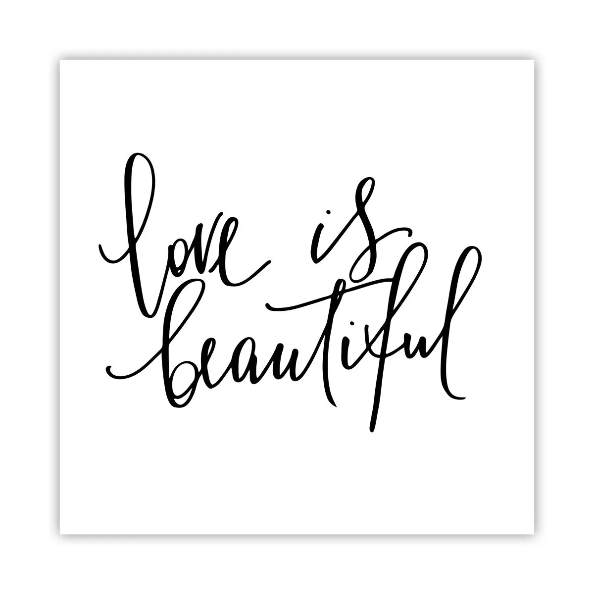 Plakat - Læs og gentag - 60x60 cm