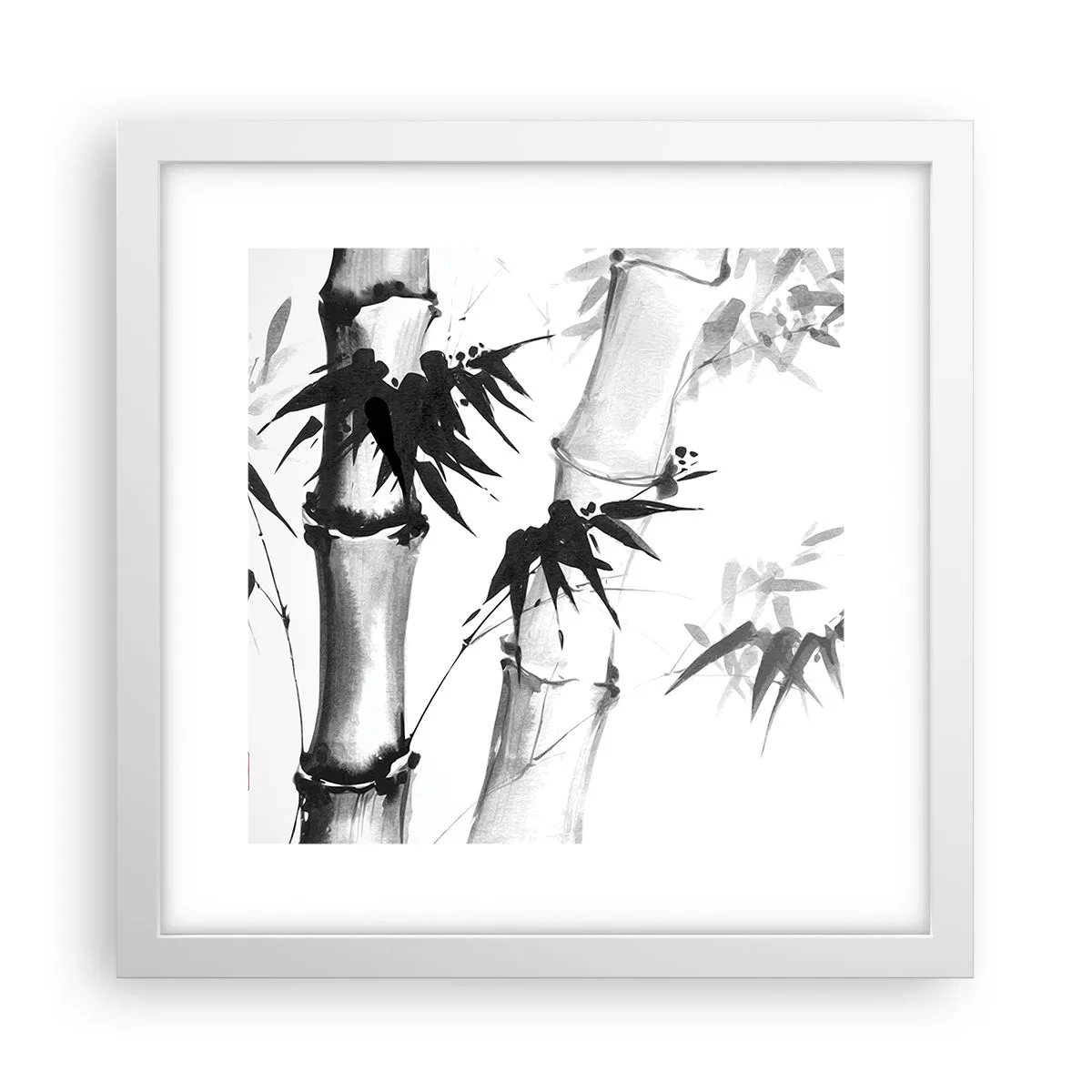 Plakat i hvid ramme - Nærbillede af Orienten - 30x30 cm