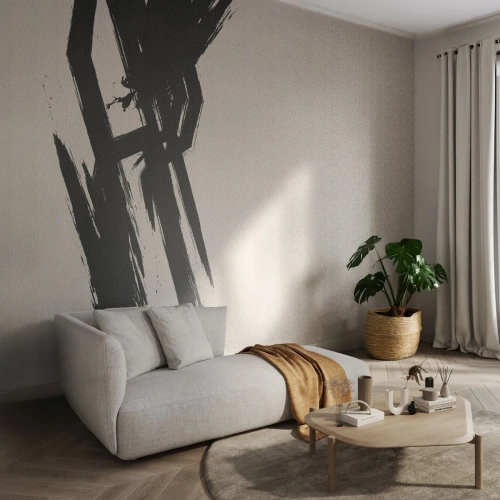 Fototapet Selvklæbende Deluxe Sticker - Ustoppeligt momentum - Minimalisme, Tom, Stykke - 350x256 cm