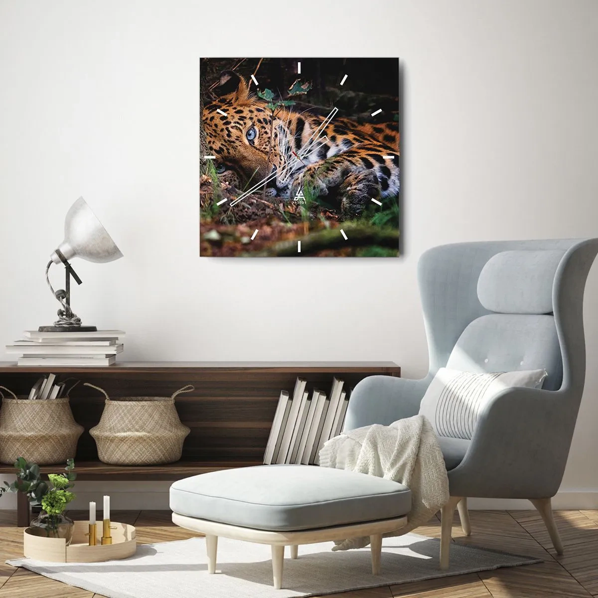 Vægur, Uret - Stol på mig - 40x40 cm