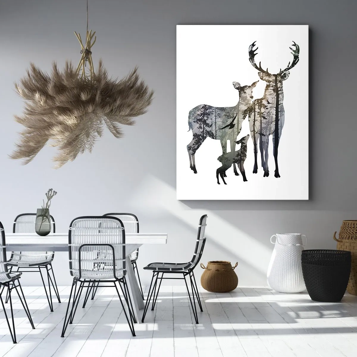 Lærredstryk - Billede på lærred - Familiefoto - 50x70 cm