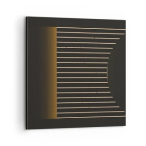 Lærredstryk - Billede på lærred - Udforsk mørket - 60x60 cm