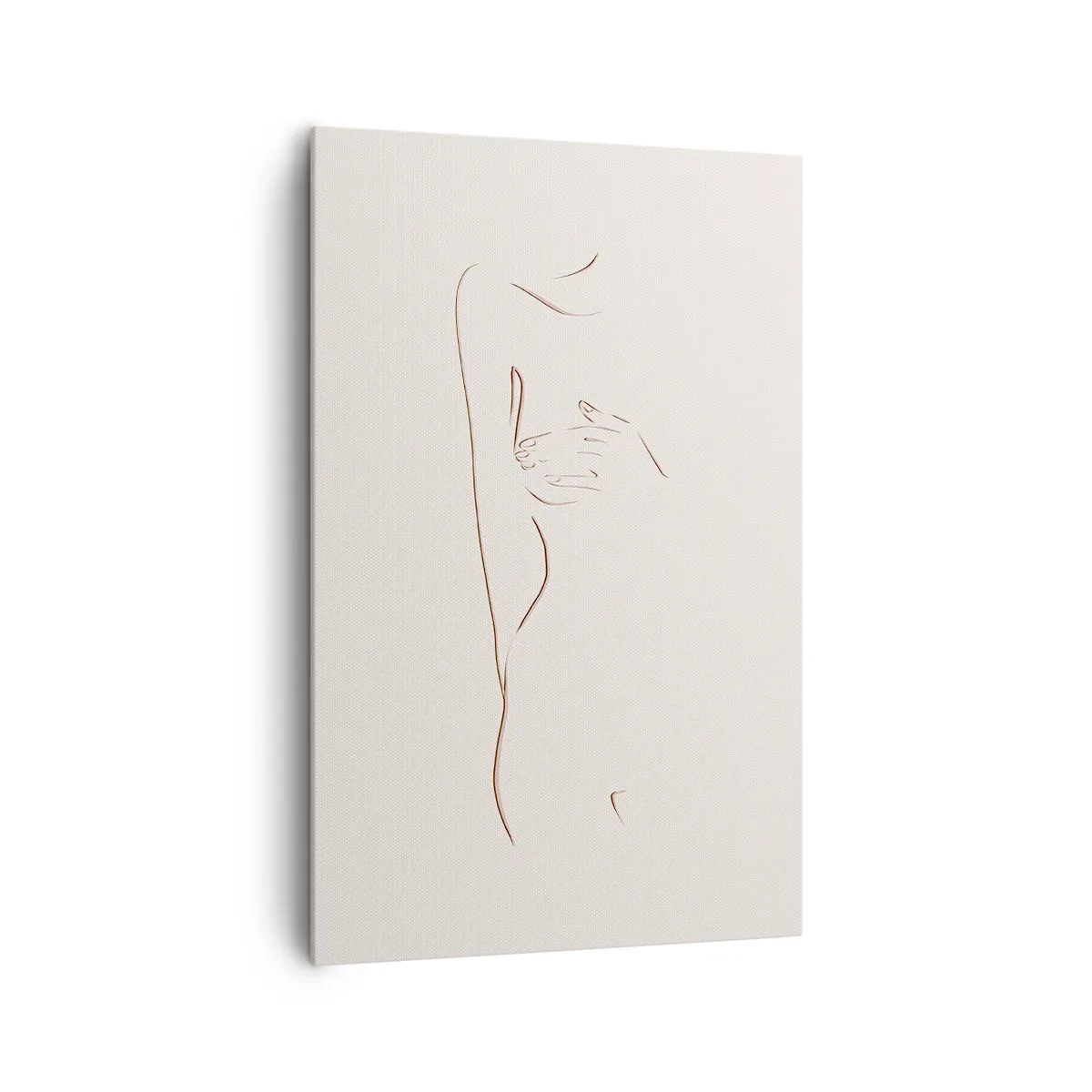 Lærredstryk - Billede på lærred - Begærets form - 80x120 cm